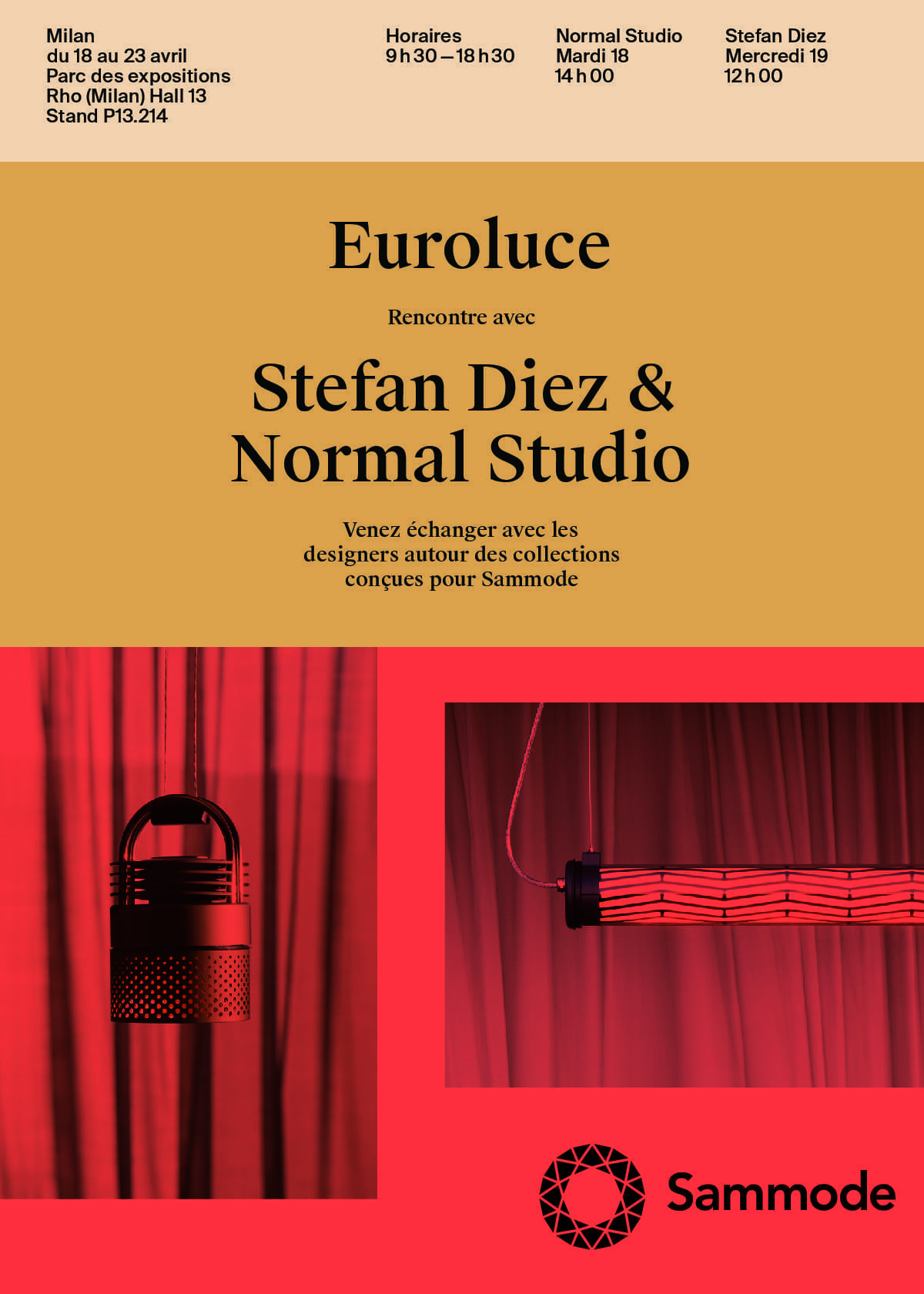 Venez échanger avec les designers autour des collections conçues pour Sammode