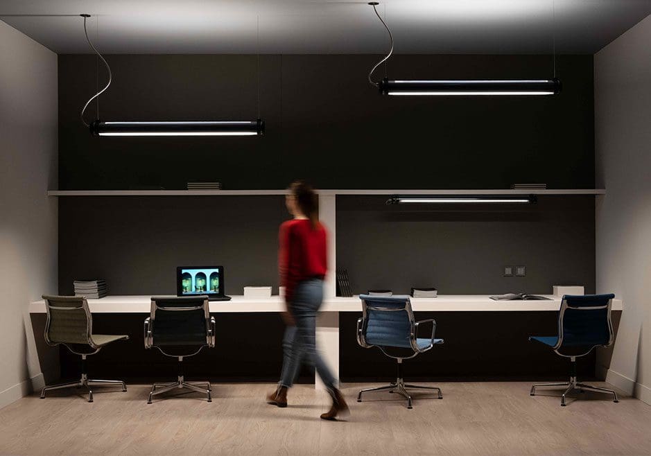 Le bon éclairage pour les bureaux :  La lumière modifie les espaces, l’espace modifie le travail