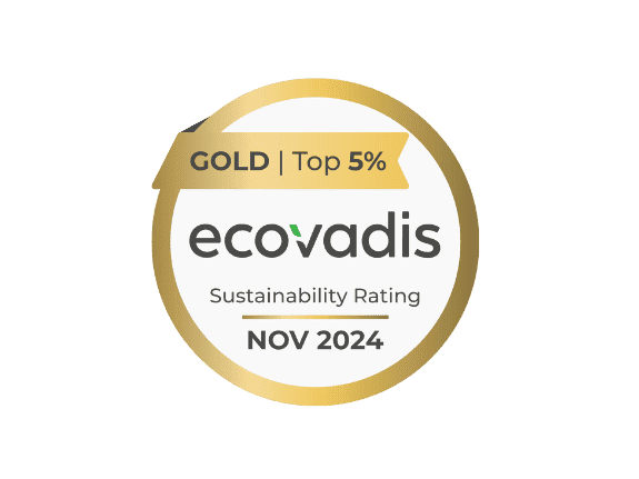 Médaille ecovadis GOLD Sammode